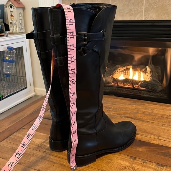 ECCO black leather boots, size 38 EU, in very good condition - Picture 5 of 8